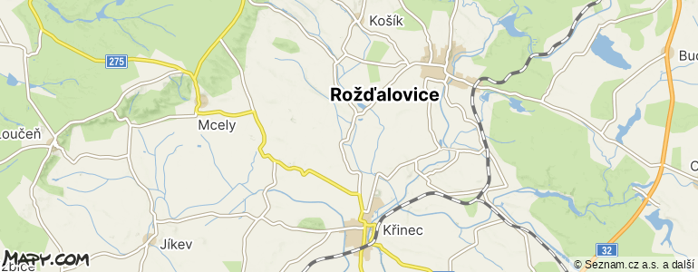 Mapa místa inzerátu — Žitovlice - Pojedy