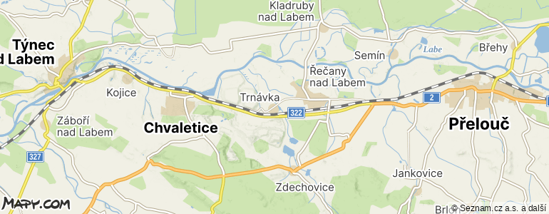Mapa místa inzerátu — Trnávka