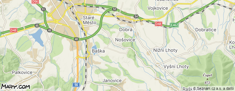 Mapa místa inzerátu — Frýdek-Místek - Skalice