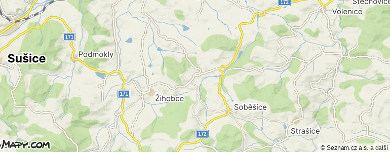 Mapa místa inzerátu — Bukovník