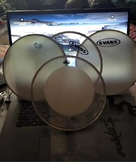 Dw drums & Evans & Remo Encore vše  8"