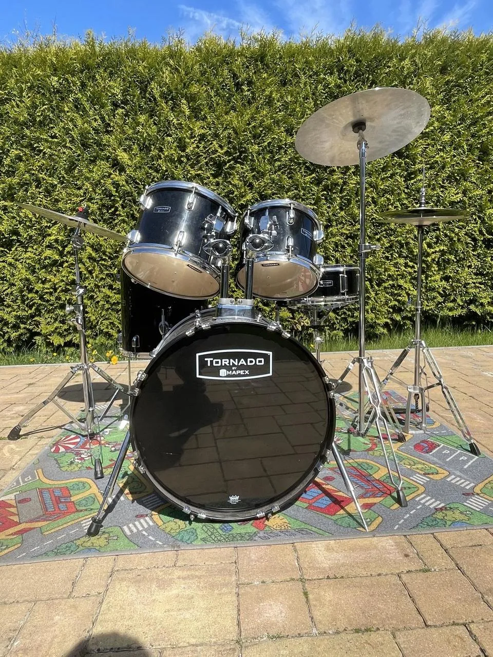 Bicí souprava Mapex Tornado (20") + činely ABX