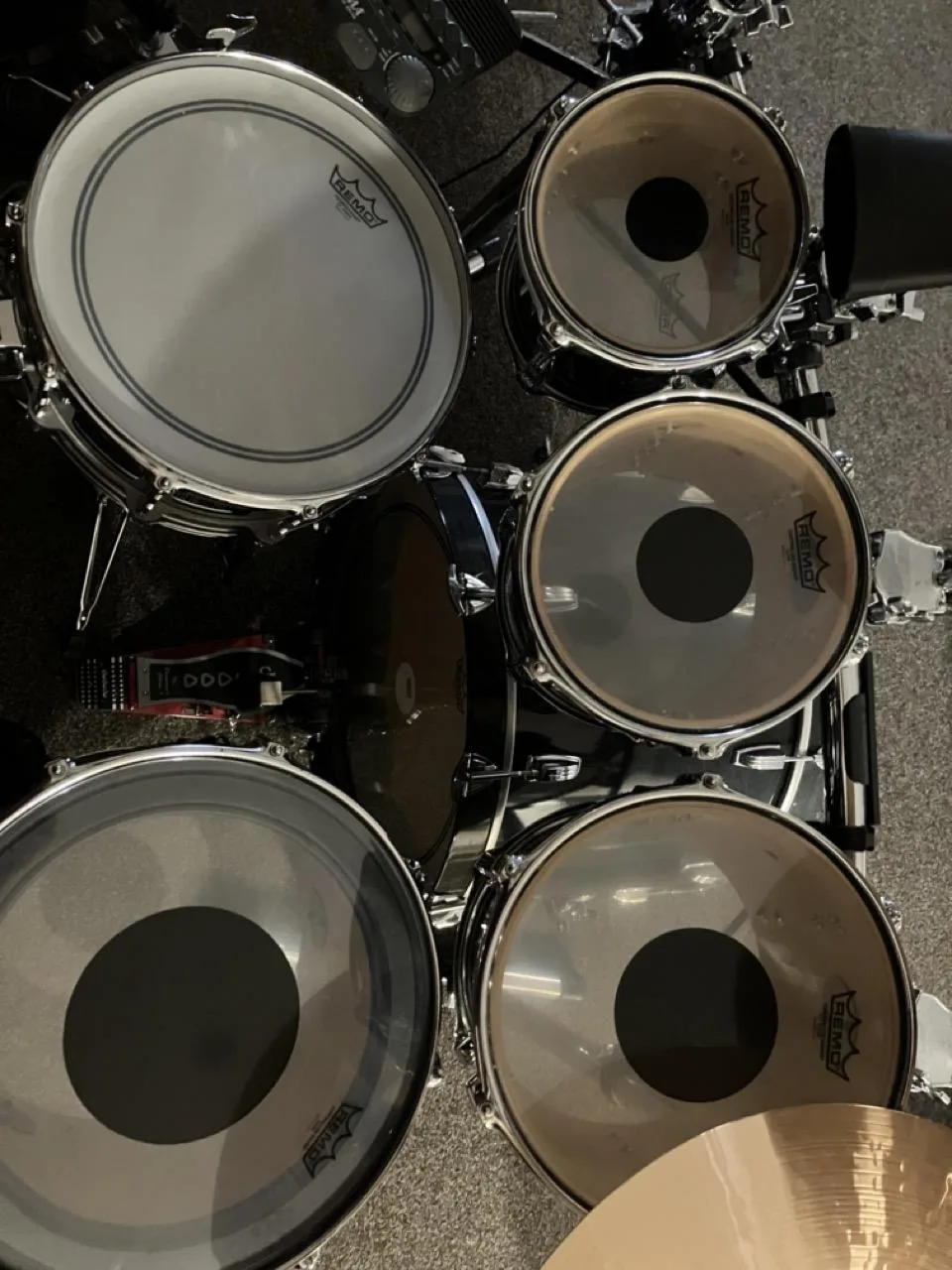 Vintage prof. LUDWIG MAPLE (Monroe USA), Pearl, Hardcase...