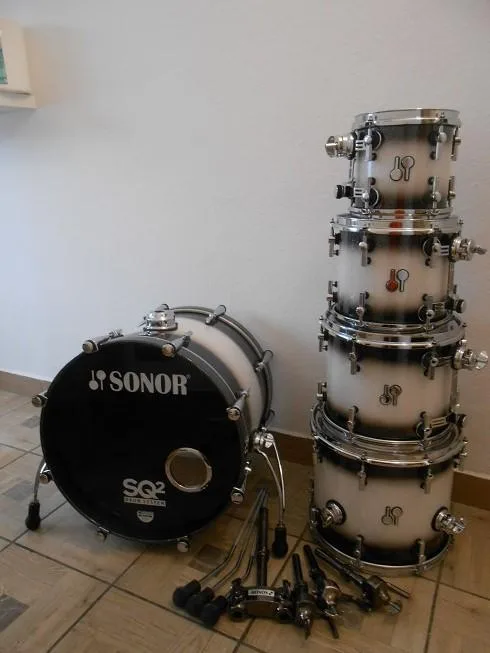 Prodám bicí soupravu SONOR SQ2 Maple