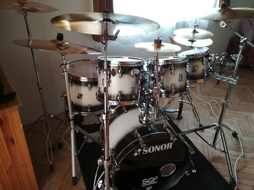 Prodám bicí soupravu SONOR SQ2 Maple