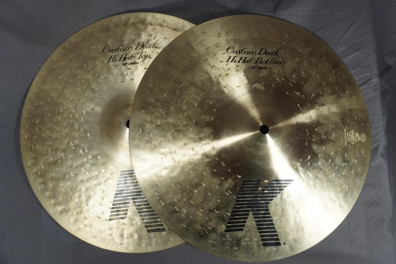 Zildjian K Custom Dark 14" hi hat