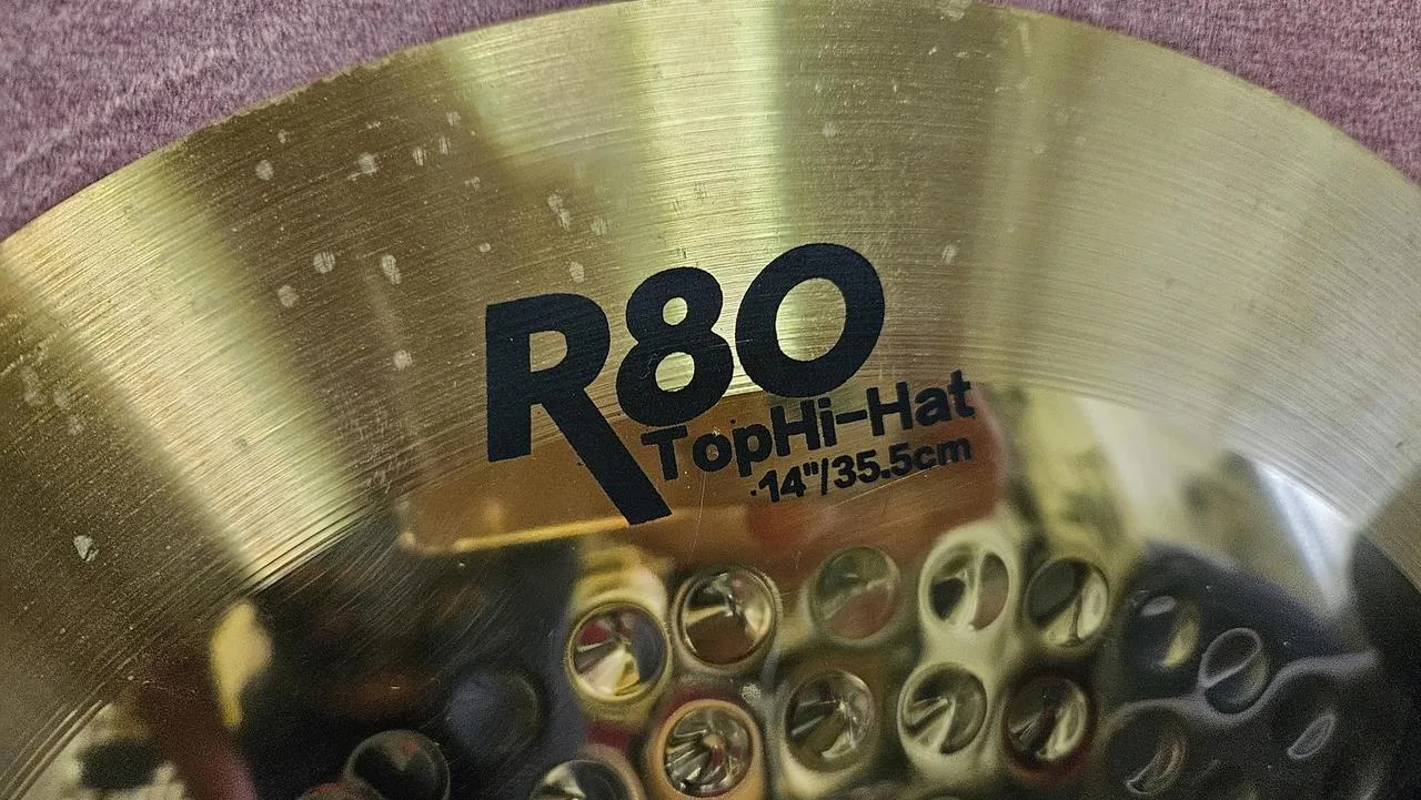 Prodám zánovní 14" hihat Asanasi R80