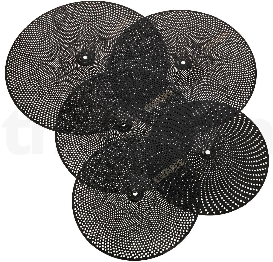 Evans Db One rock pack + cymbals