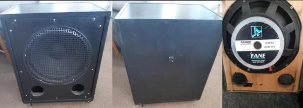 Bedna pro baskytaru nebo jako pas. Subwoofer s repro FANE