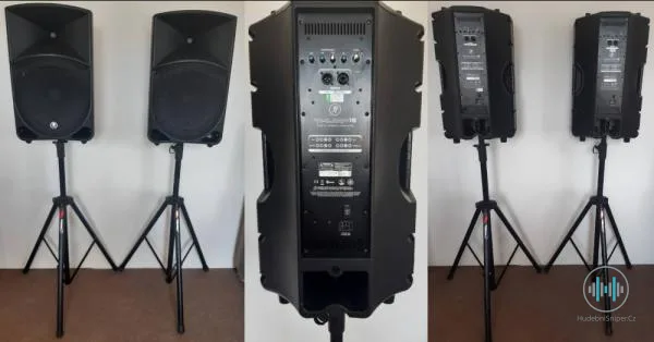 2 ks. Akt. Reprobeden Mackie Thump 15 (1300 W) + 2 stojany