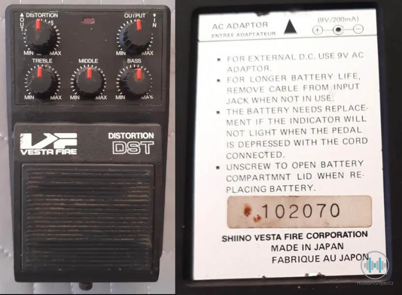 VINTAGE - VF VESTA FIRE Distortion DST