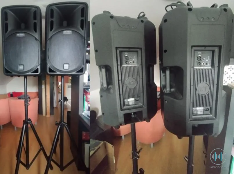 Aktivní reproboxy (2 ks.) - RCF ART 312-A MK 3 (400 W) + stojany