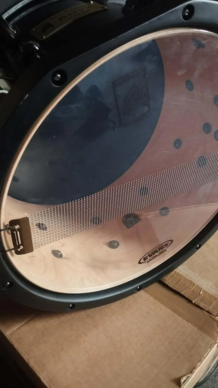 MAPEX Black Panther Onyx Ralph Peterson Sign.14x8"