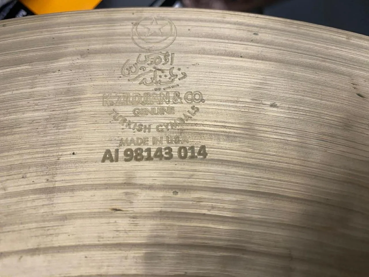 Zildjian Dark medium ride 22