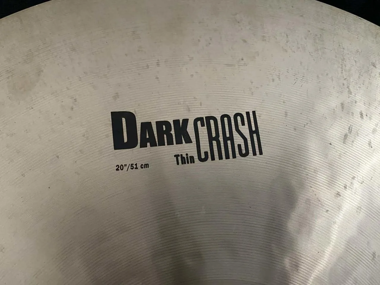 Zildjian K dark thin crash 20"