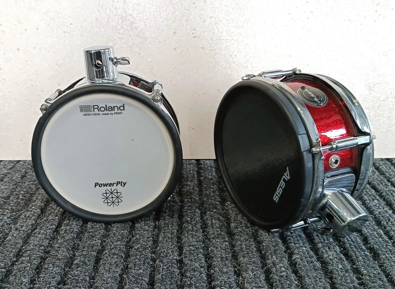 8" pady sieťkové pady pre elektrické bicie TOM PAD