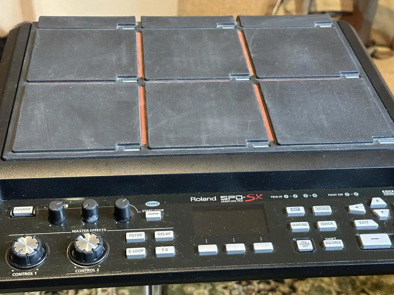 Sampling pad Roland SPD SX + Obal + stojan