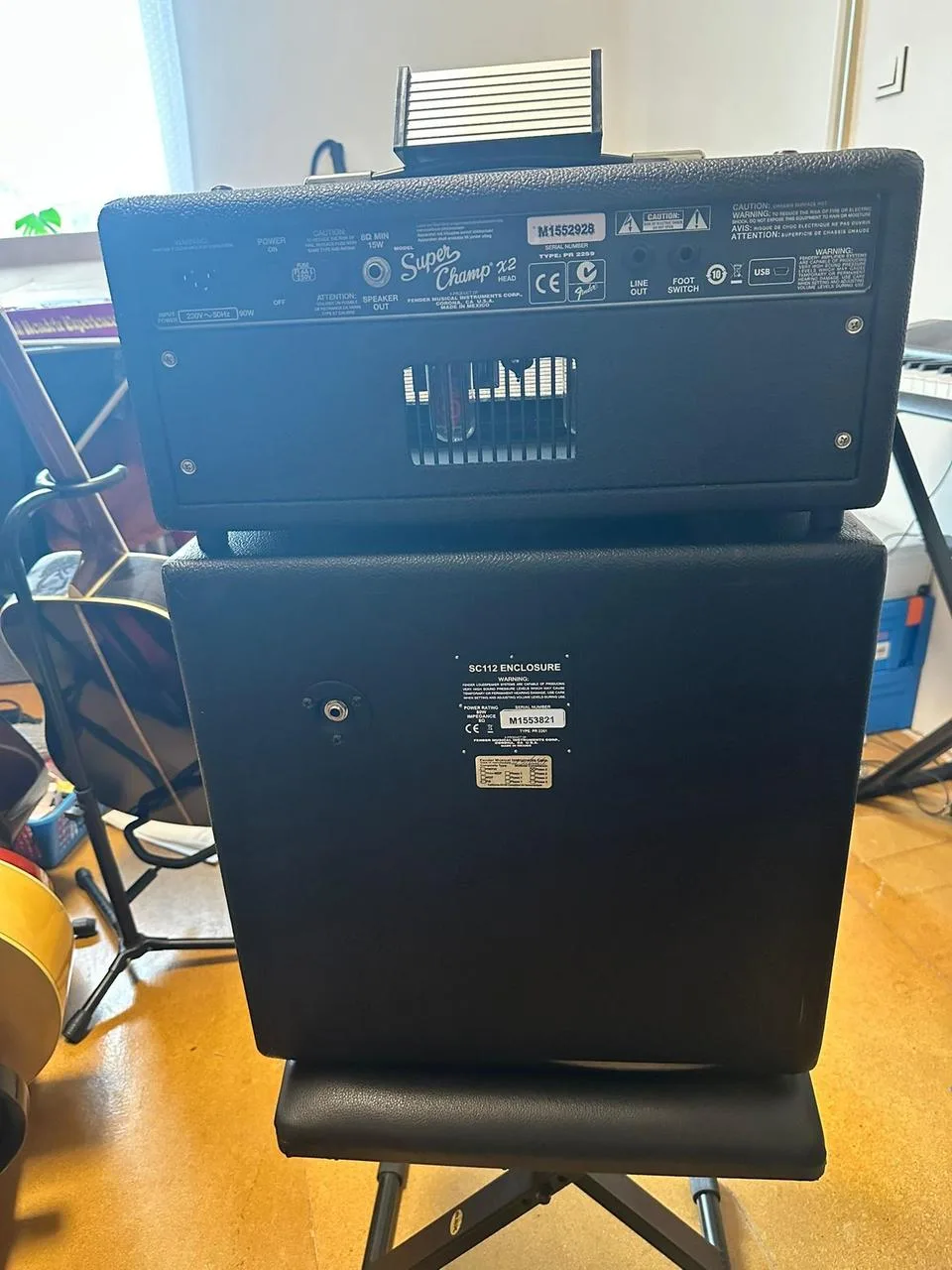 Fender Super Champ X2 Head + Fender SC112 Enclosure