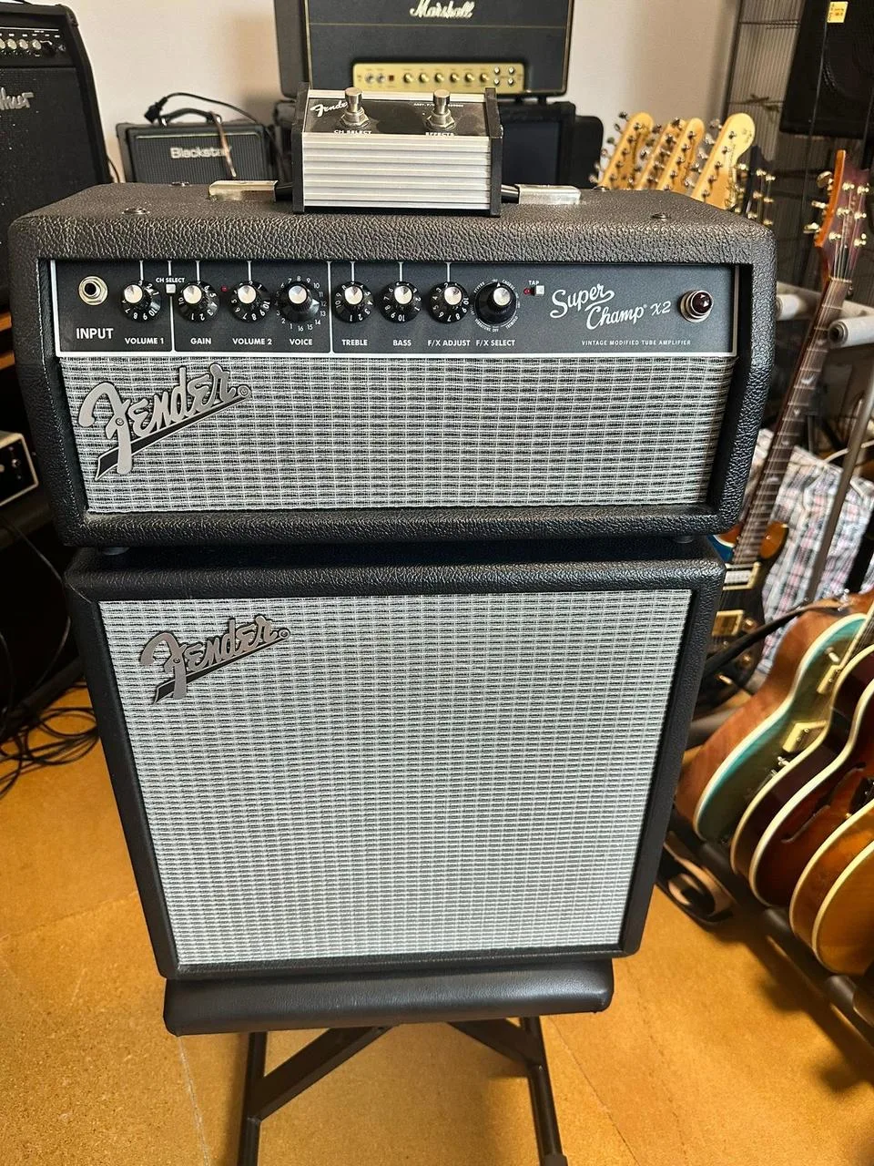 Fender Super Champ X2 Head + Fender SC112 Enclosure