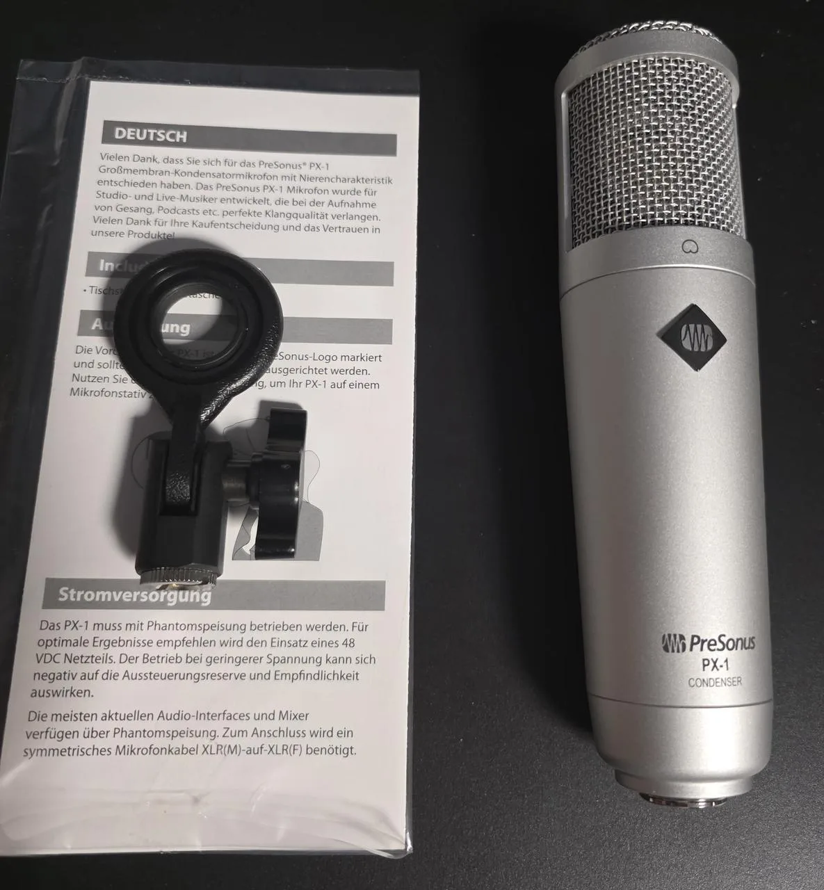 Presonus PX-1 kondenzátorový mikrofon ve stavu nového