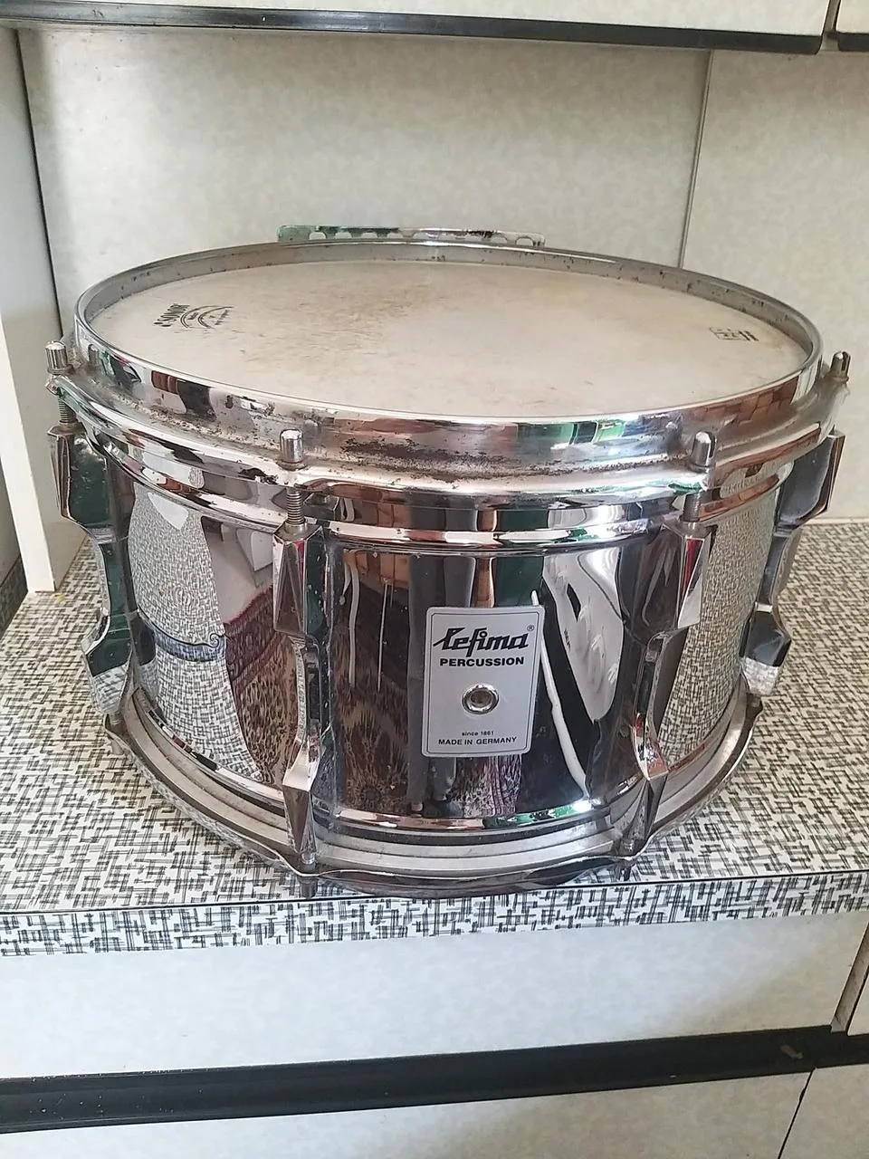 Lefima Percussion snare z 70let Německo