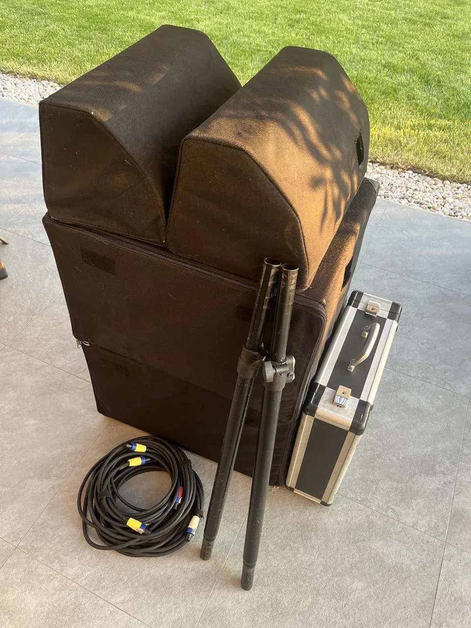 NEXO PS10 + 2× LS500 + PS10AMP + rack + kabeláž + obaly...