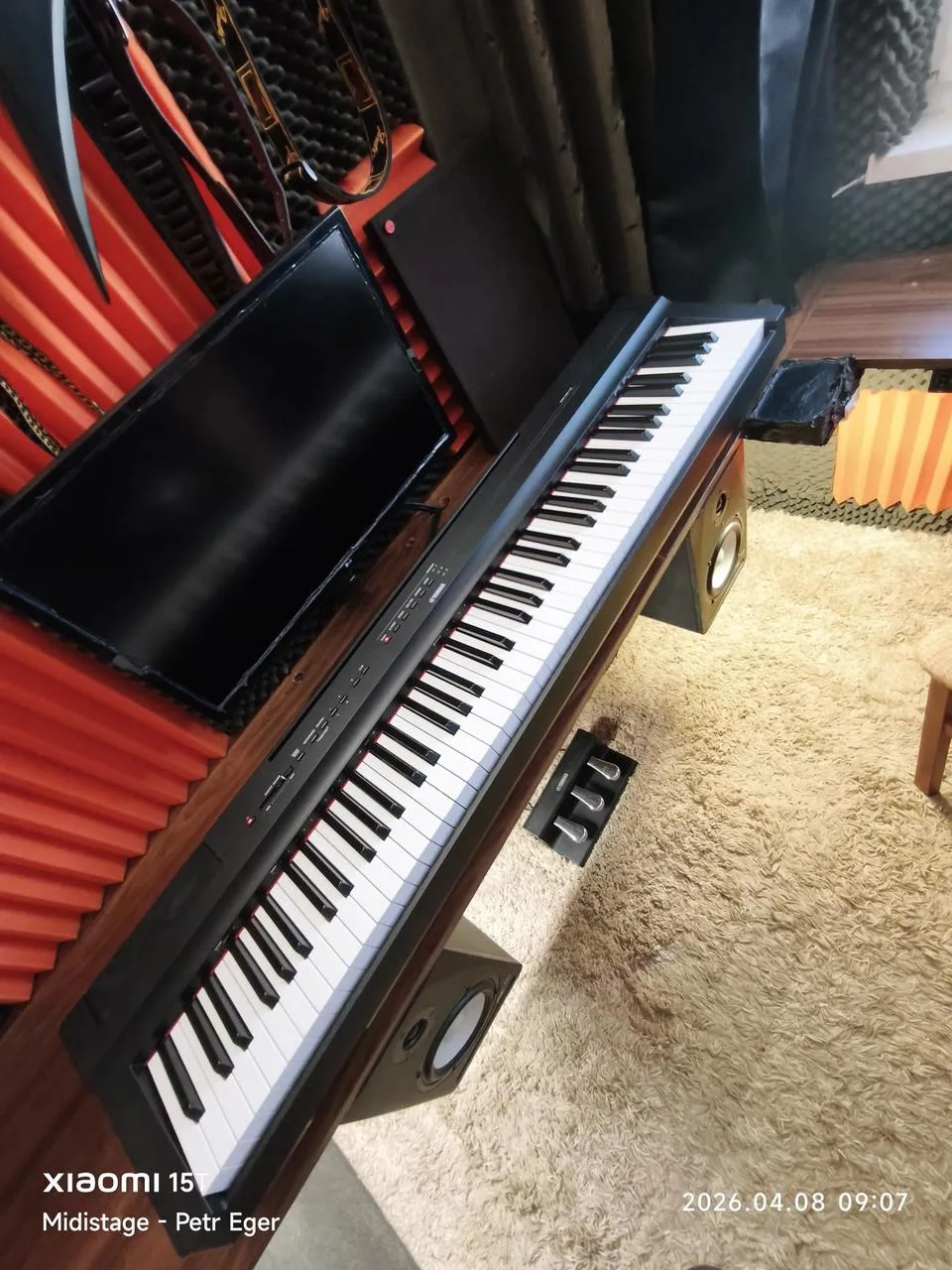 Yamaha P125 s origo příslušenstvím full 3 ped. FC35 100%stav