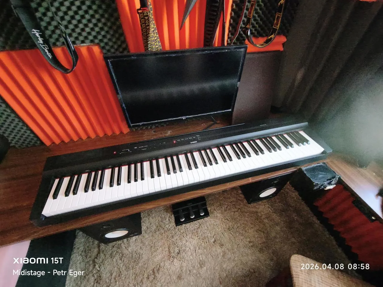 Yamaha P125 s origo příslušenstvím full 3 ped. FC35 100%stav
