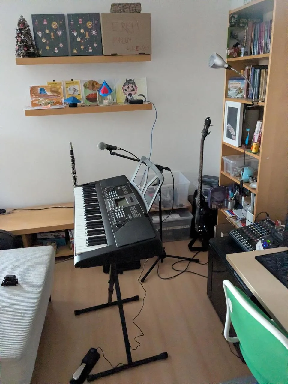 Klávesy s dynamikou úhozu Fox K280 + pedál + stojan