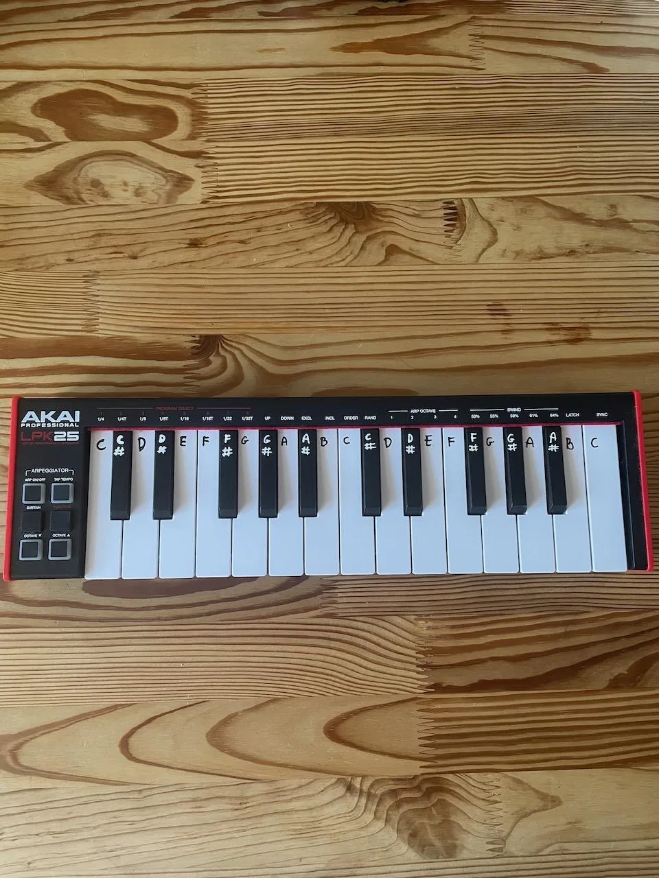 Akai LPK25 MIDI klavesy