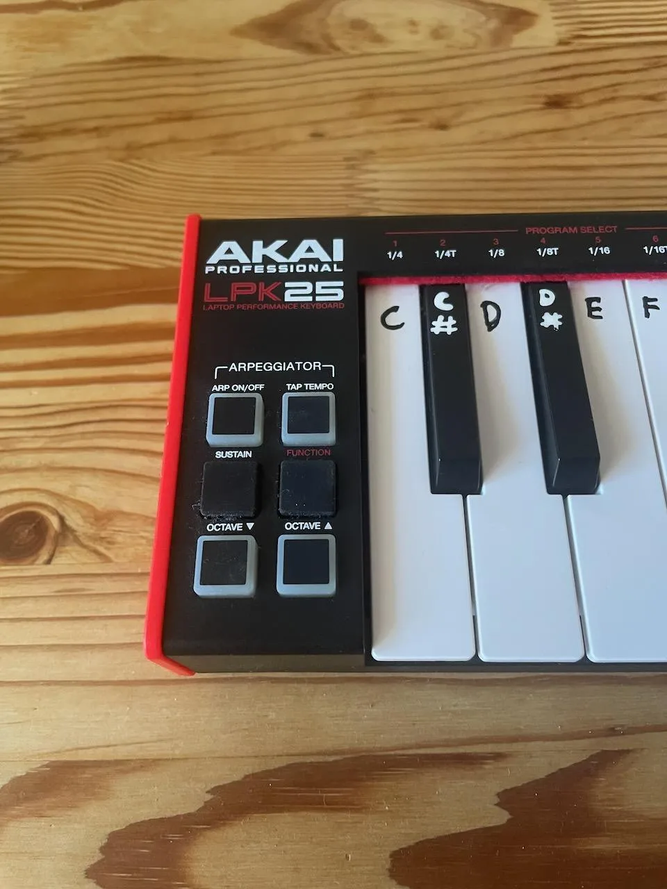Akai LPK25 MIDI klavesy