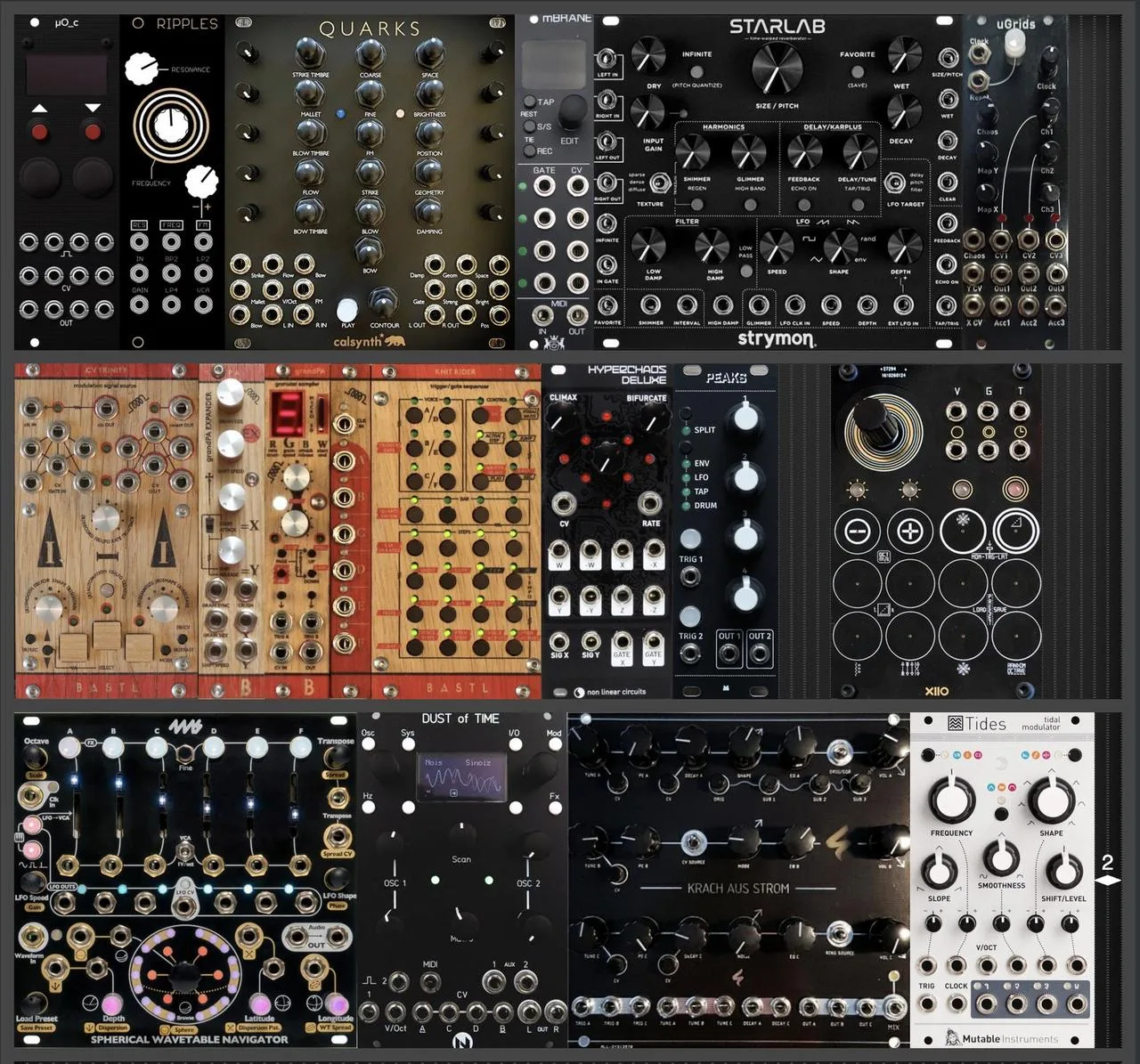eurorack moduly