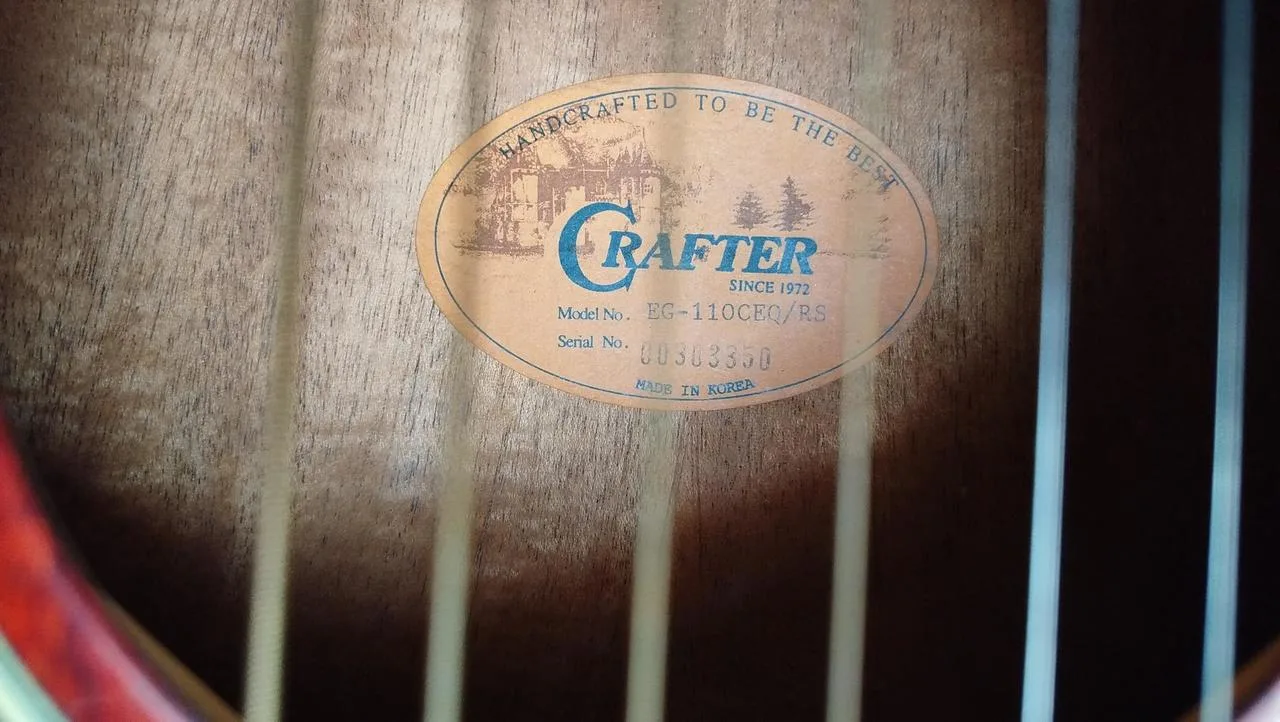 Elektroakustika Crafter EG-110CEQ/RS
