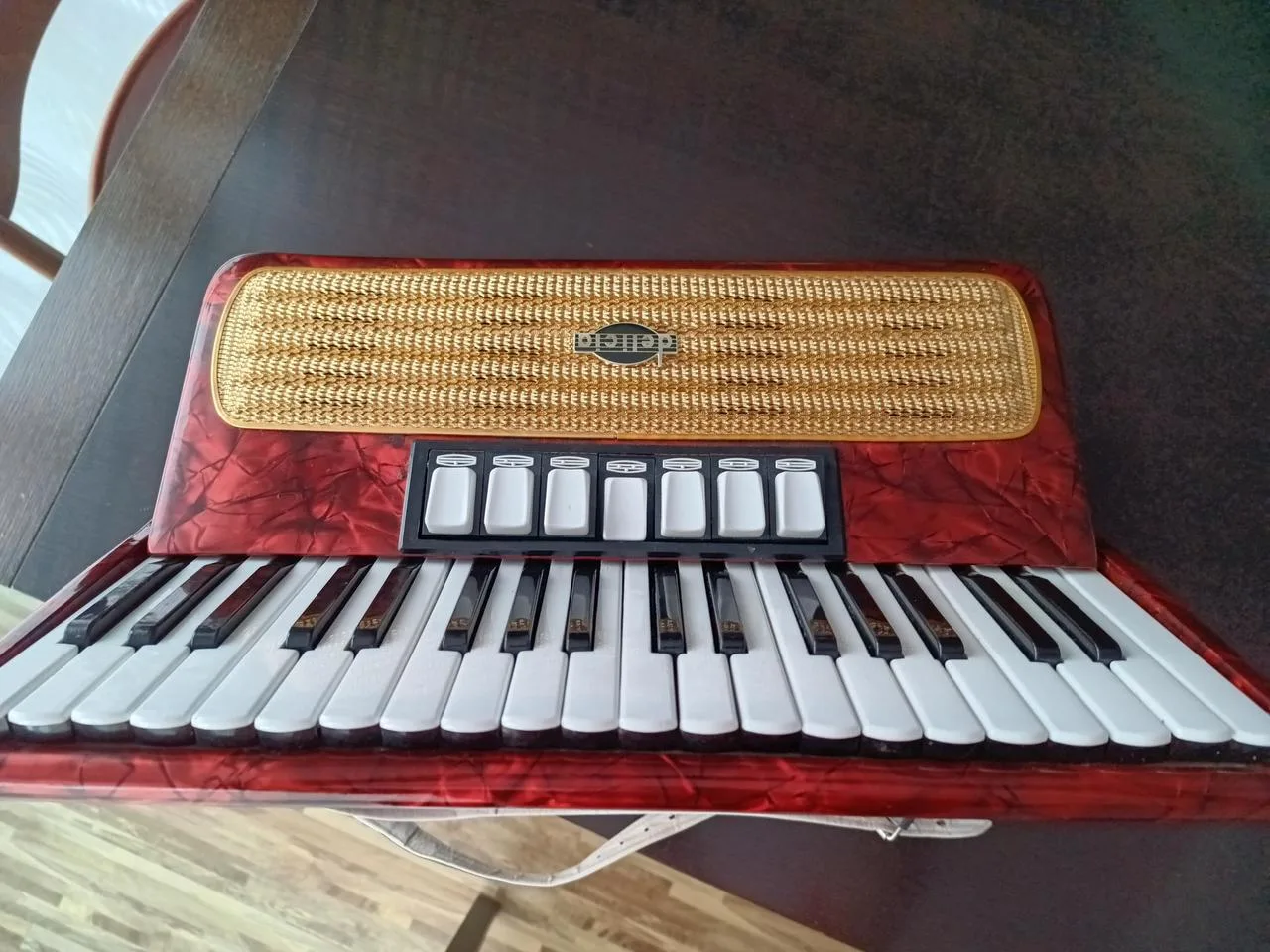 Harmonika, akordeon DELICIA Carmen 80 basů