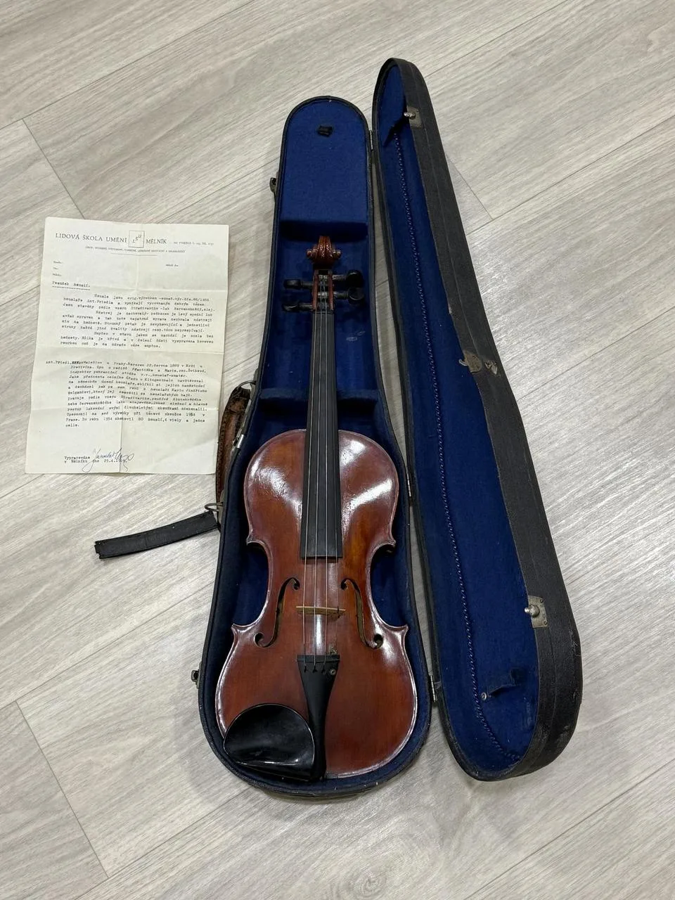 Historické Housle - Ant. Priedl (1956), Vzor Stradivari