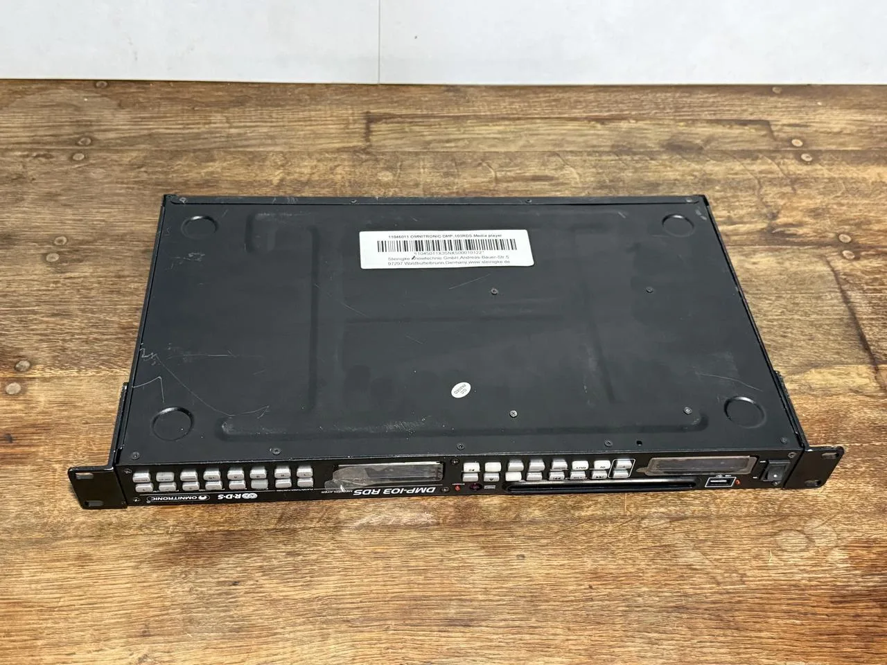 Omnitronic DMP-103RDS – Profesionální 1U Media Player