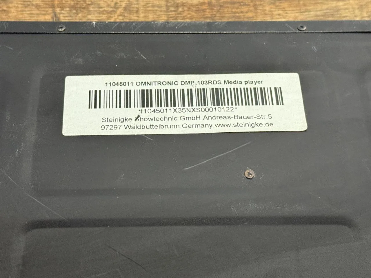 Omnitronic DMP-103RDS – Profesionální 1U Media Player