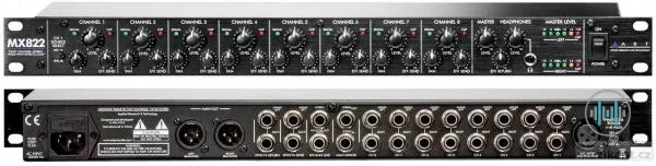ART MX 822 8KANÁLOVÝ STEREO MIXER S FX SMYČKOU