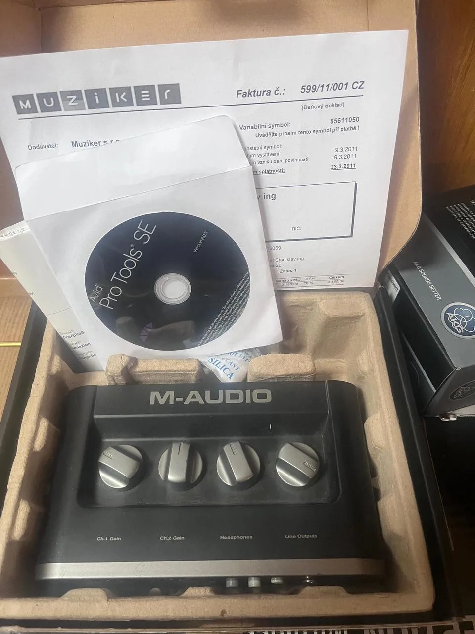 bezdrátová sestava : AKG Perception Wireless 45 + C519 ML