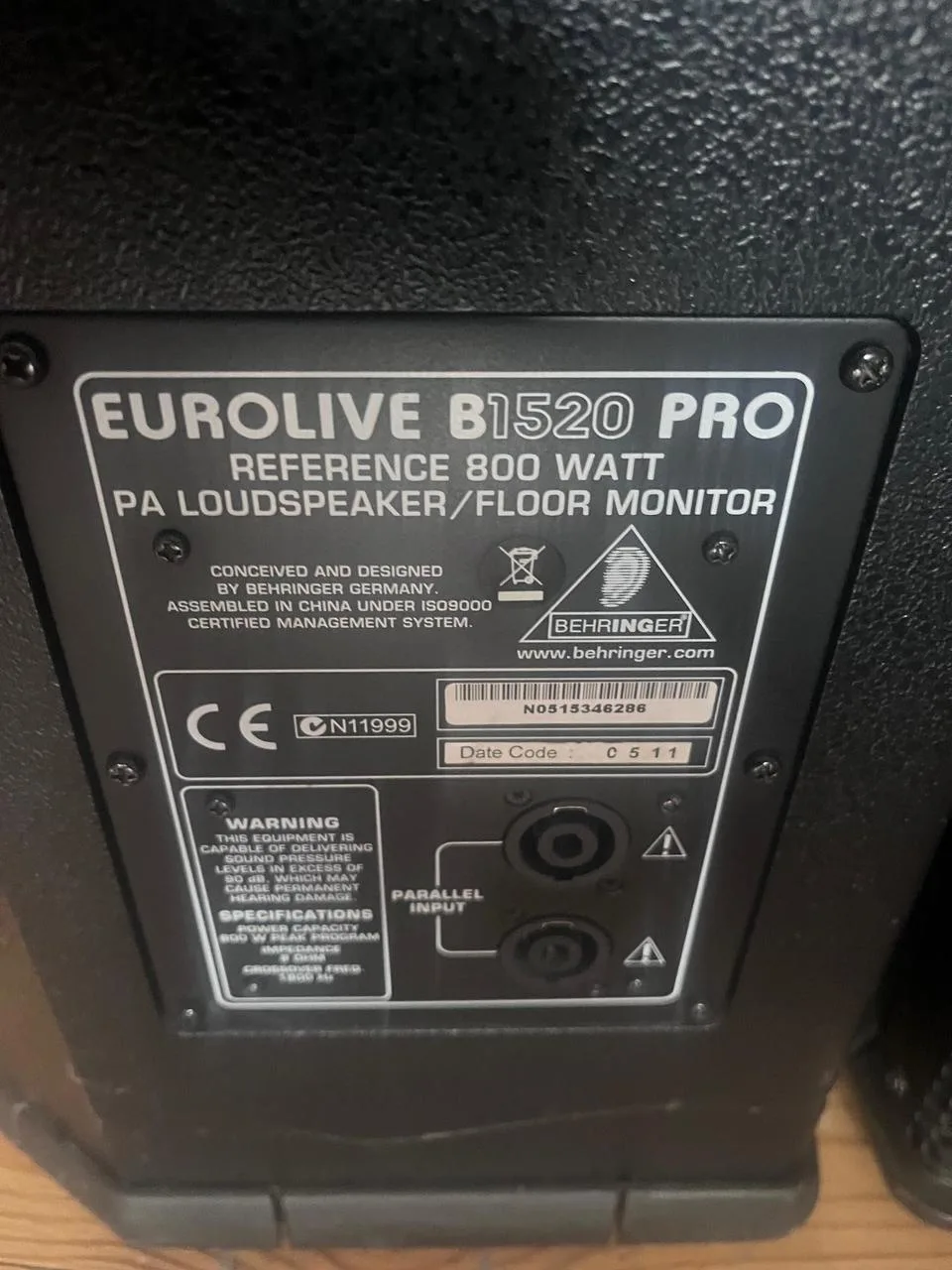 Sestava PowerMix Behringer EUROPOWER PMH5000+Repro EUROLIVE
