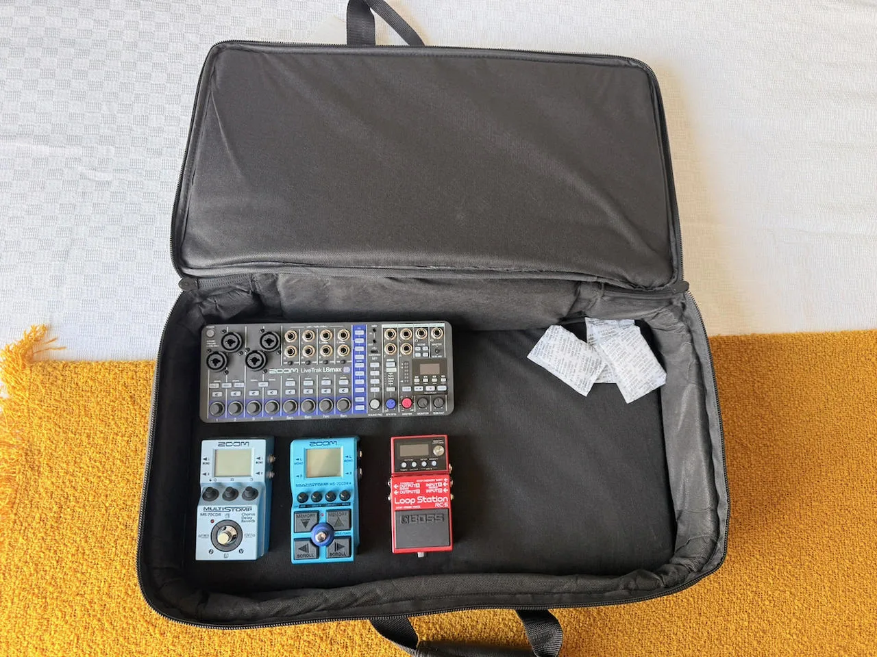 Taška na pedály a pedalboard - nová, nikdy nepoužitá