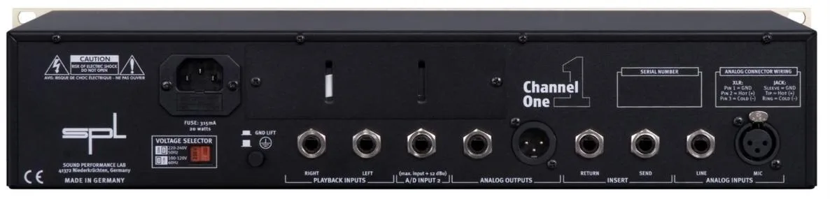SPL Channel One model 9945 Mic Preamp Channel