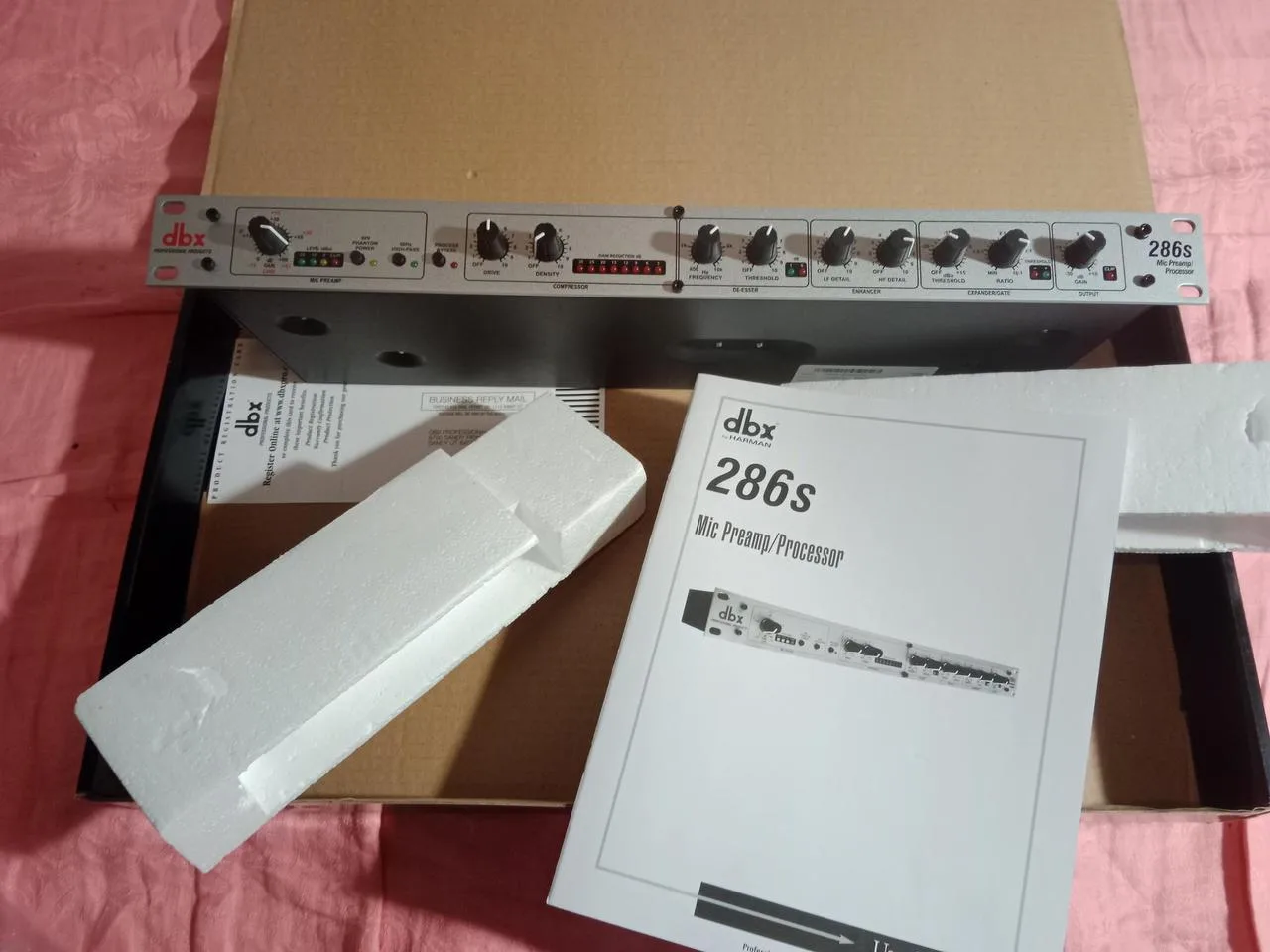 DBX 286s nový MIC/LINE  jednokanál s deeserem - uloženka