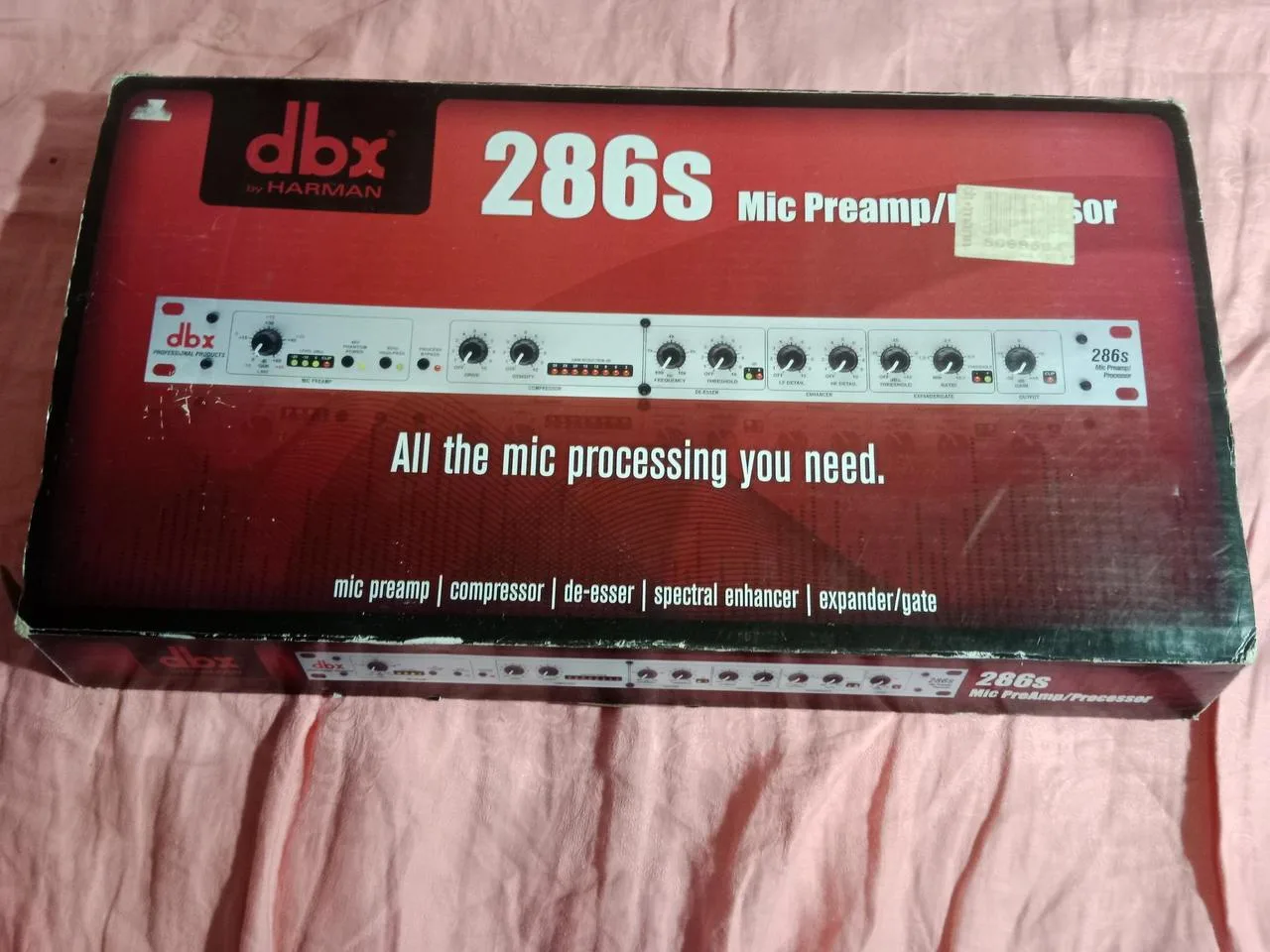 DBX 286s nový MIC/LINE  jednokanál s deeserem - uloženka