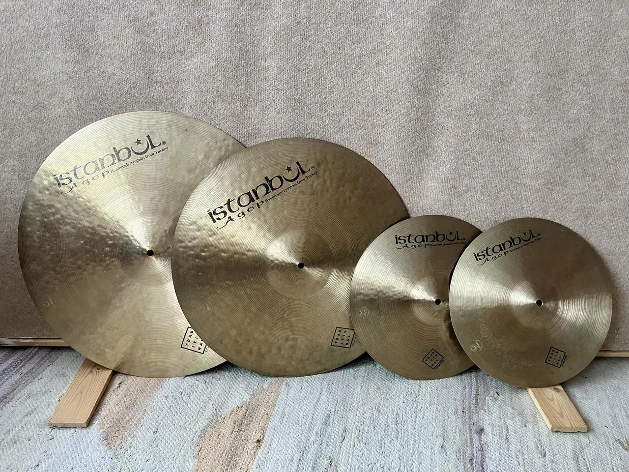 Istanbul Agop Traditional Jazz series 14”, 20”, 22”