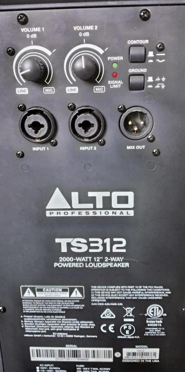Alto Truesonic TS312 + obal