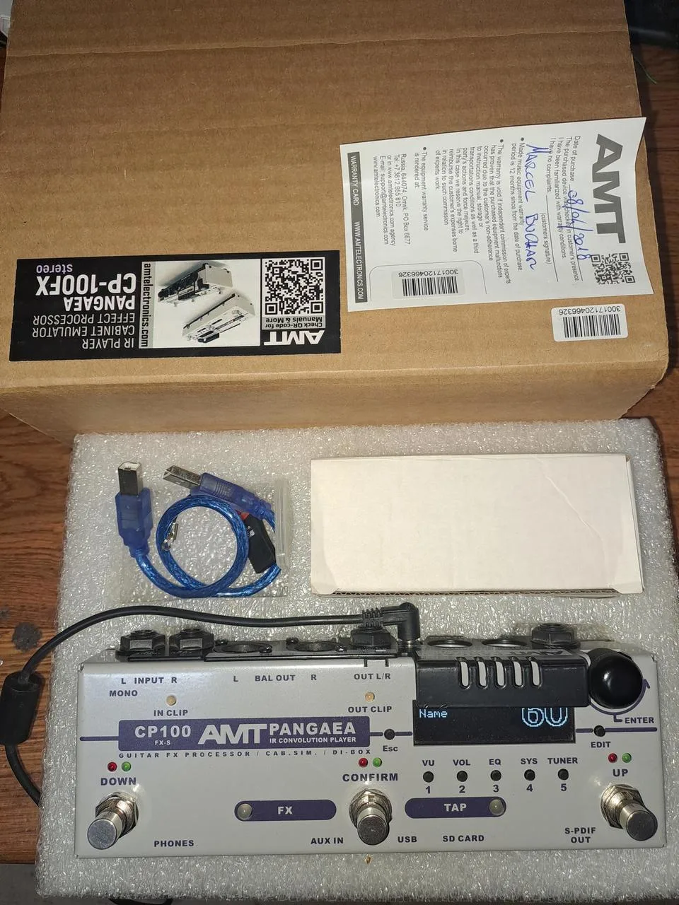 AMT Pangaea CP100 Stereo IR player +multiefekt
