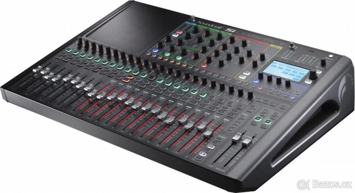 Soundcraft SiCompact 24 se stageboxem Soundcraft mini 32.