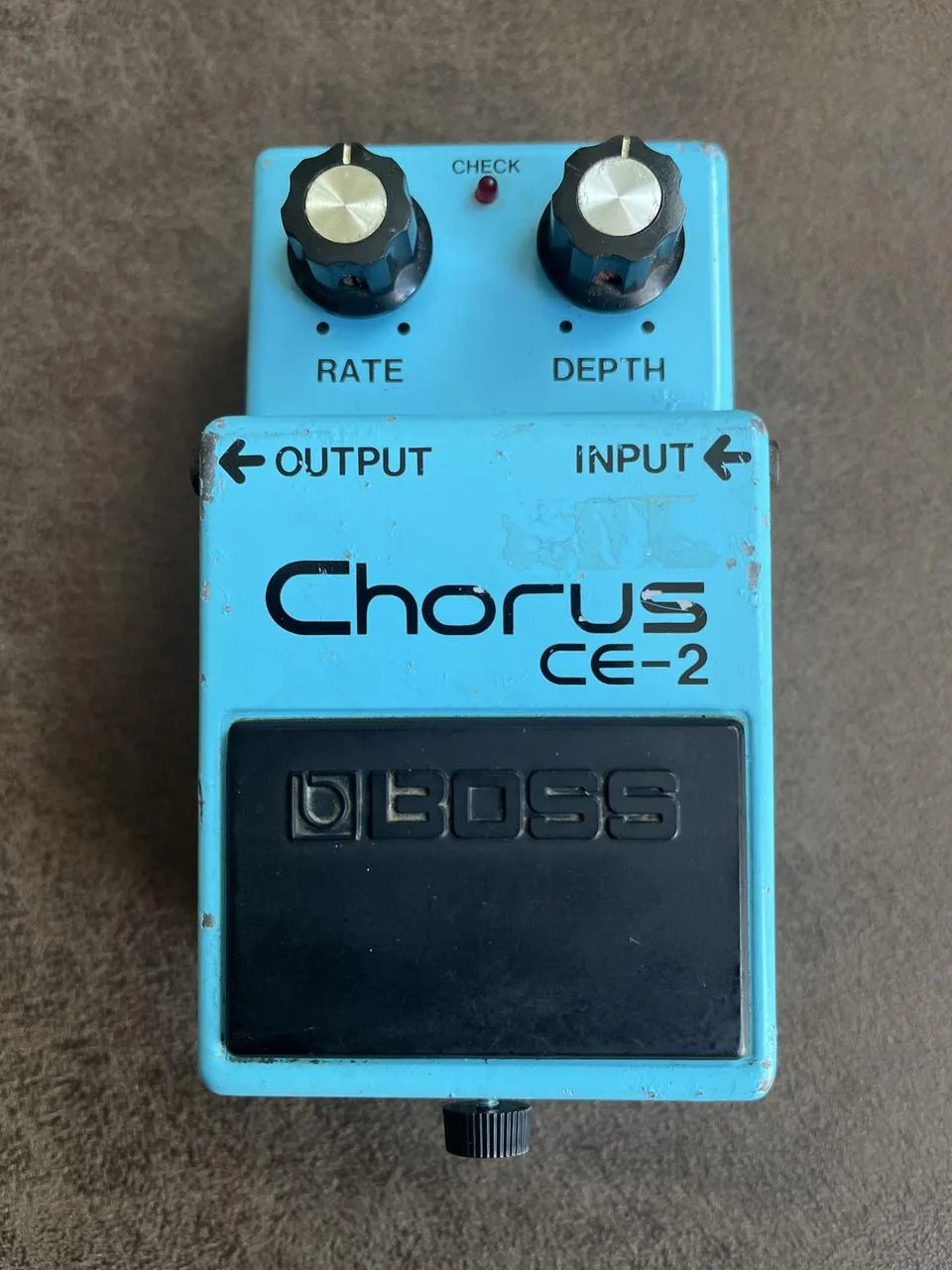 Boss CE-2 Japan Long Dash (black label, 1981)