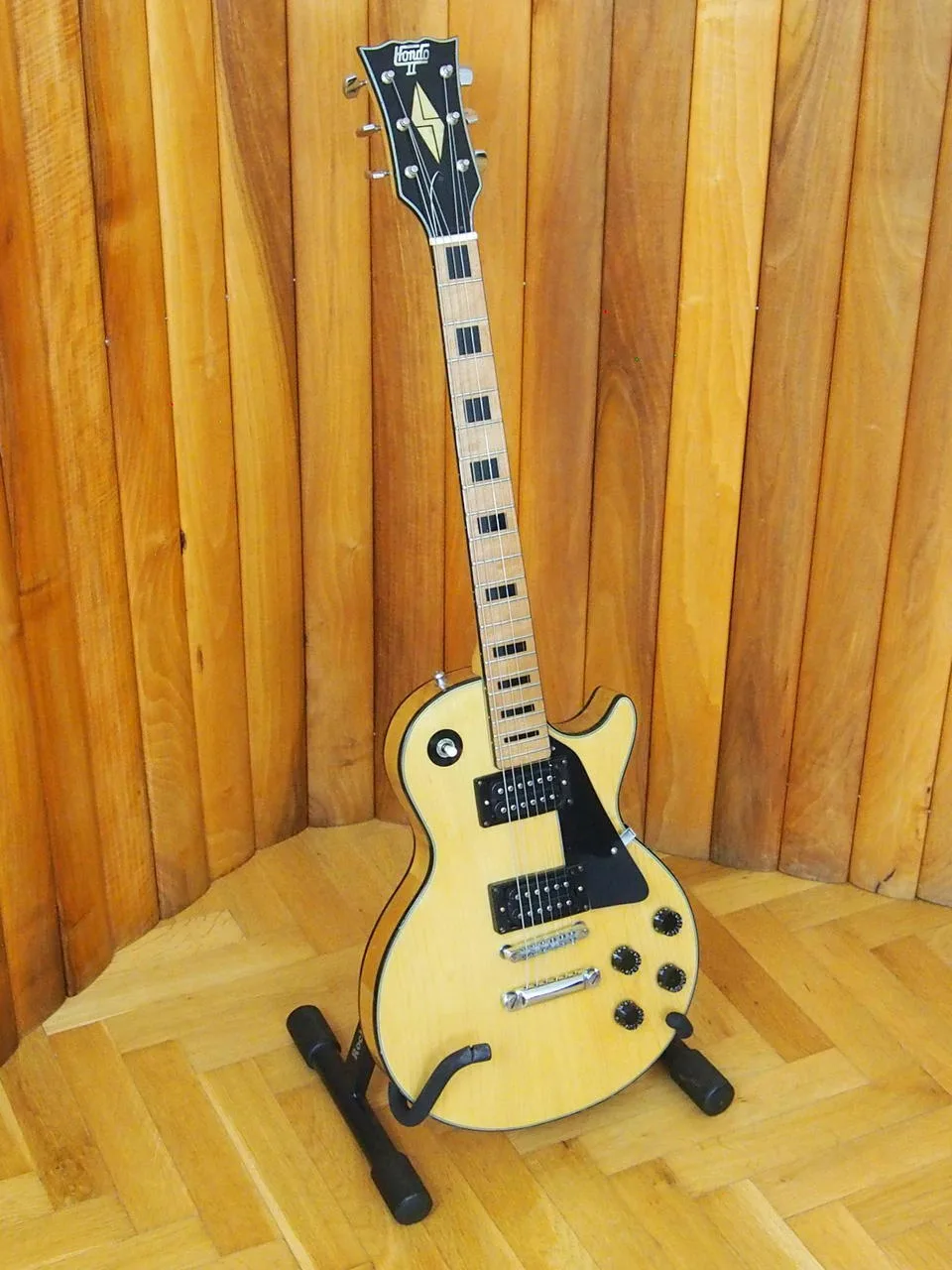 Elektrická kytara Les Paul Hondo II HD740N Custom rok 1981